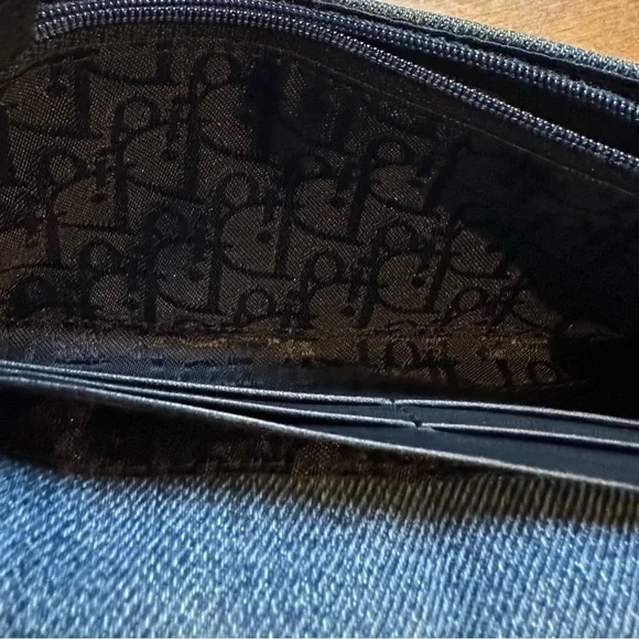 Vintage Dior Denim Long Saddle Wallet - Picture 10 of 15